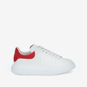 Alexander McQueen Gently Loved Oversized Sneakers Lust Red Trim Men’s Size EU 40